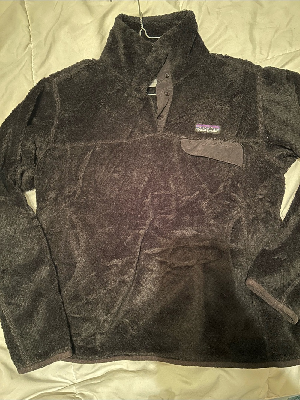 Patagonia Retool SnapT fleece — Black